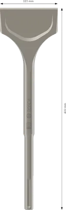 Burin plat Bosch PRO SDS max-5C 115x400 mm.