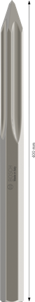 Burin pointu Bosch PRO HEX-5C 28 mm, longueur 400 mm.