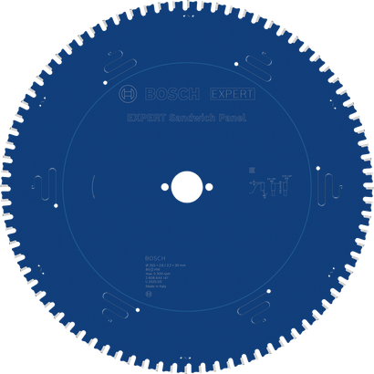 Lame de scie circulaire pour panneaux sandwich Bosch EXPERT, 80 dents.