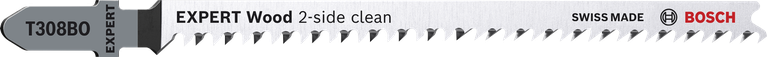 Lame de scie sauteuse Bosch EXPERT Wood 2-side clean T308BO.