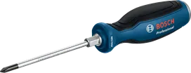 Tournevis professionnel Bosch PH1x100 avec poignée ergonomique.