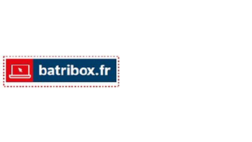 Logo de batribox.fr sur fond blanc.