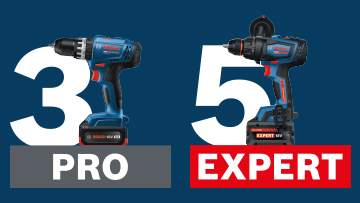 Banner con fondo azul y rojo, 3 años de garantía, símbolo de protección.