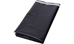 Capa preta Bosch Professional com borda cinza, dobrada.