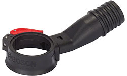 Acessório de ferramenta preto Bosch Professional com alavanca vermelha.