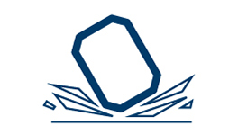 Bosch Professional-logotyp i blått, visar verktyg och skärvor runt omkring.