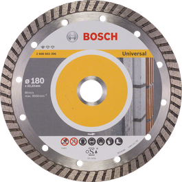 قرص قطع الماس توربو العالمي القياسي من Bosch مقاس 180 مم.