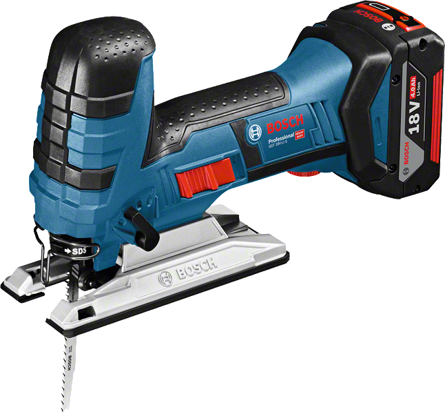 منشار كهربائي لاسلكي Bosch GST 18V-LI S مع نظام تغيير الشفرة SDS.