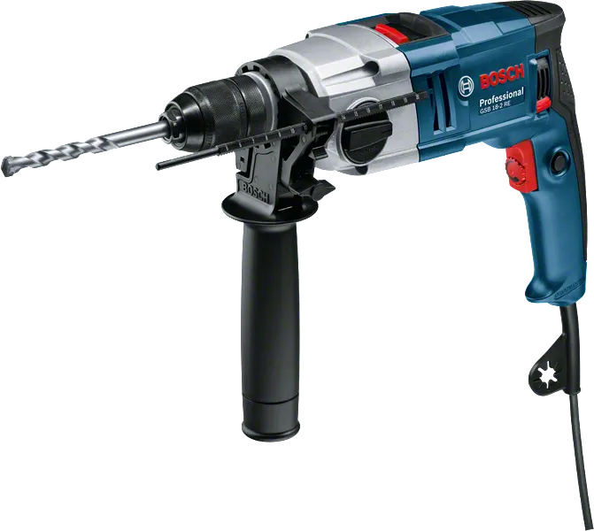 مثقاب Bosch GSB 18-2 RE بمقبض جانبي.