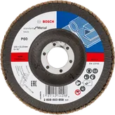 قرص الصنفرة Bosch X431 للمعادن، قطر 125 مم، حبيبات P80.