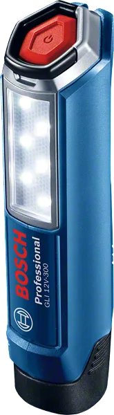 مصباح العمل Bosch GLI 12V-300 LED، تصميم لاسلكي مدمج.