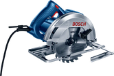 منشار دائري يدوي من طراز Bosch GKS 150 لقطع الخشب.