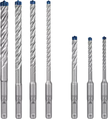 مجموعة مثقاب المطرقة Bosch EXPERT SDS plus-7X مكونة من 7 قطع.
