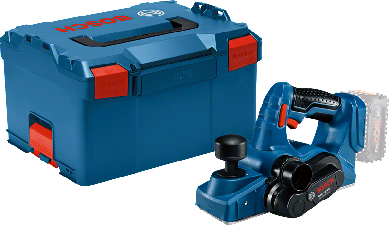 مخرطة Bosch GHO 18V-LI لاسلكية مع حقيبة حمل.