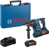 مطرقة دوارة Bosch GBH 36 V-LI Plus مع حقيبة وبطاريات.