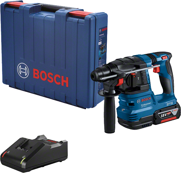 مجموعة مطرقة دوارة Bosch 18V GBH 185-LI.