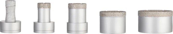 مجموعة قواطع القلب X-Lock الجافة من Bosch PRO Ceramic، 5 أحجام.