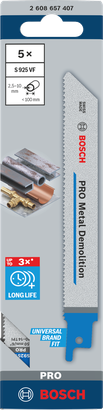 شفرات المنشار Bosch PRO Metal Demolition S925VF 5 قطع.