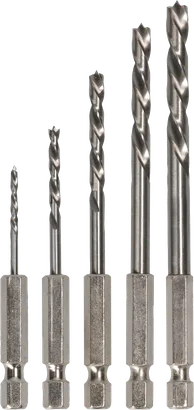 مجموعة مثقاب Bosch PRO Wood HSS Brad Point، 5 أحجام.