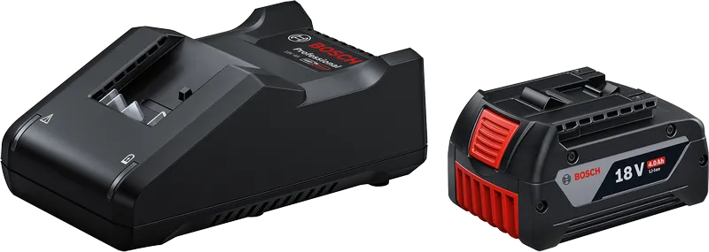 مجموعة بداية Bosch 18V 4.0Ah مع الشاحن والبطارية.