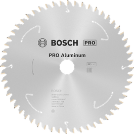 شفرة المنشار الدائري اللاسلكي Bosch PRO Aluminum مقاس 184 مم.
