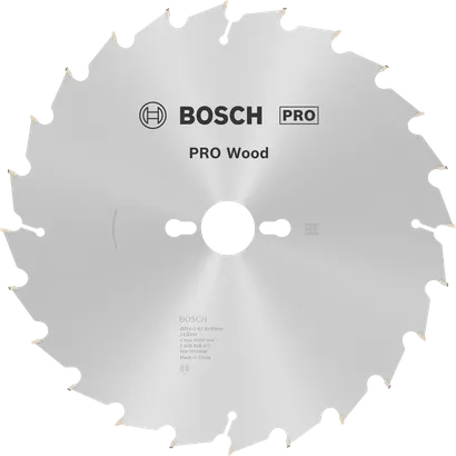 شفرة المنشار الدائرية Bosch PRO Wood مقاس 254 مم T24.