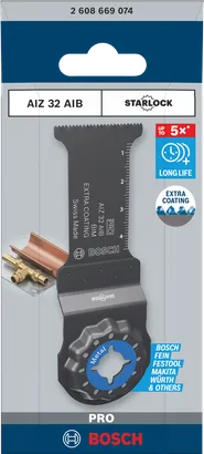 شفرة متعددة الاستخدامات Bosch PRO AIZ 32 AIB مقاس 32×50 مم.