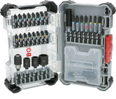 مجموعة مفكات البراغي Bosch PRO Impact Bits مكونة من 33 قطعة مع ترميز الألوان.