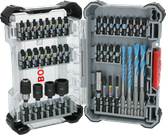 مجموعة Bosch PRO Impact Mixed Set مكونة من 40 قطعة مع رؤوس المثقاب ورؤوس المثقاب.