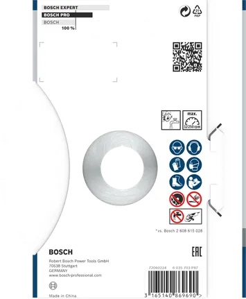 قرص الماس متعدد المواد من Bosch برو 125 × 22.23 مم.