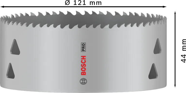 منشار ثقب متعدد المواد Bosch PRO مقاس 121 ملم للقطع متعدد الاستخدامات.