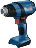 مسدس حراري لاسلكي من Bosch GHG 18V-50 بمستويين لدرجة الحرارة.