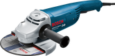 ماكينة صنفرة زاوية Bosch GWS 24-180 H مع قرص مقاس 180 مم.