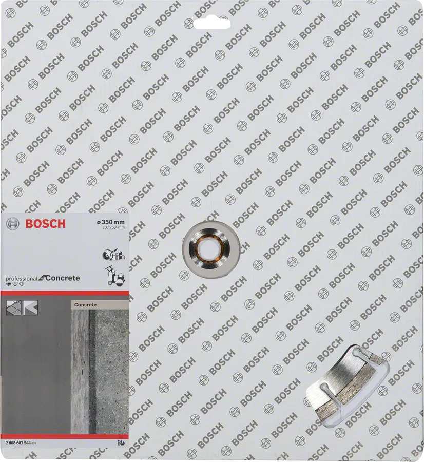 Bosch diamond blade for concrete cutting.