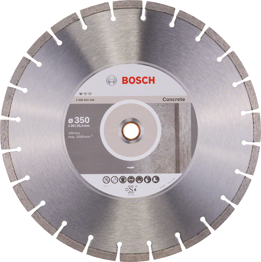 Bosch diamond cutting disc for concrete 350 mm.