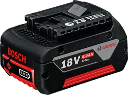 Bosch 18V 6.0Ah Li-Ion battery pack.