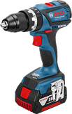 Bosch GSB 18 V-EC cordless drill with 5.0Ah battery.