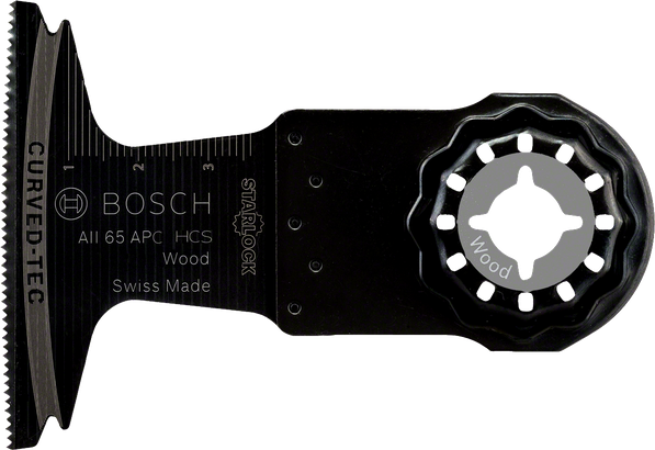 Bosch Starlock wood saw blade for precise cutting.