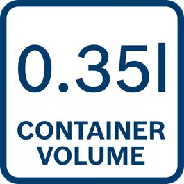 Container volume 0.35 l 