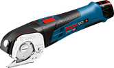 Bosch GUS 12V-300 cordless universal shear for cutting.