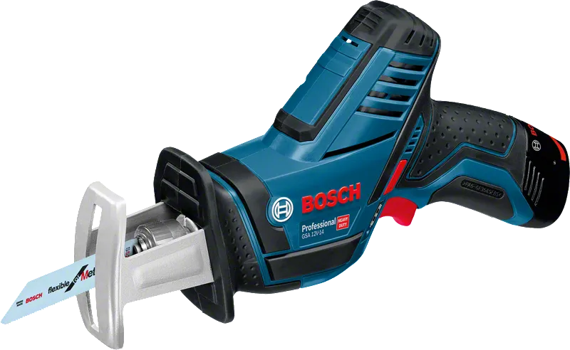 Bosch GSA 12V-14 cordless reciprocating saw.