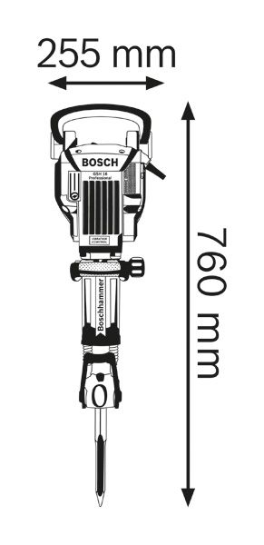 Breaker dimensions diagram.