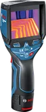 Bosch GTC 400 C thermal imaging camera detects heat patterns.