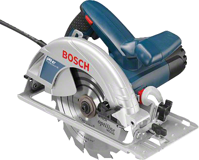 Electric Bosch circular saw.