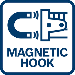  Easy measurement of long distances due to strong magnetic hook attachable to metal surfaces