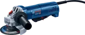 Bosch GWS 9-115 P angle grinder with side handle.