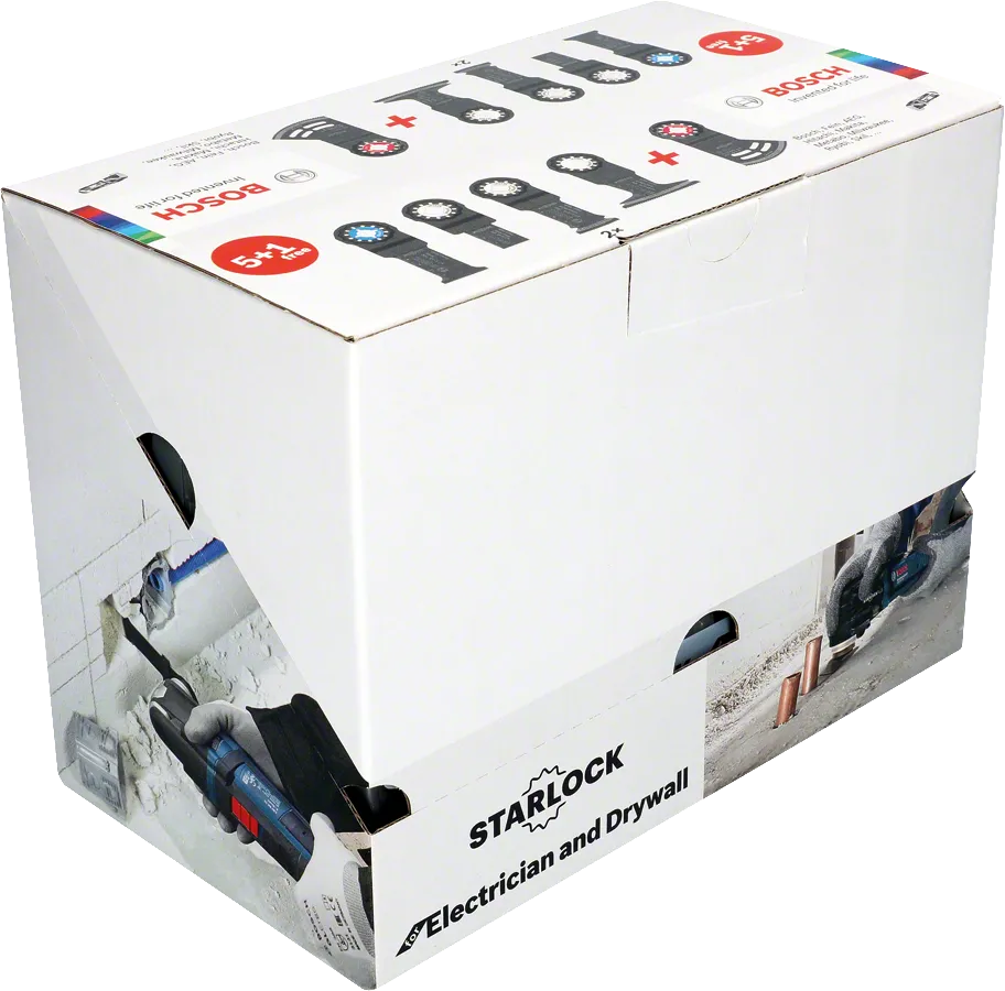 Bosch Starlock Set for Electrician and Drywall blades.