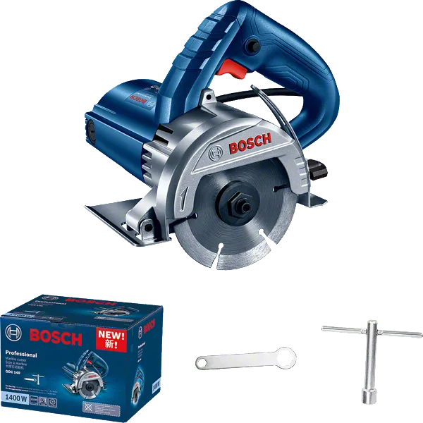 Bosch GDC 140 marble cutter with 1400W motor.