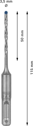 Bosch EXPERT SDS plus-7X 3.5x50x115 mm hammer drill bit.
