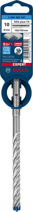 Bosch SDS plus-7X 10×100×165 mm hammer drill bit.